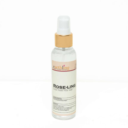 100% Pure Double Distilled Rose Water Spray. Earthling Skin Care