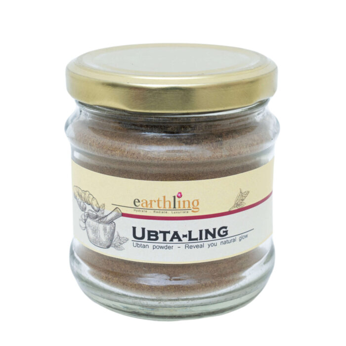 Earthling Ubtan Face mask for radiant skin.