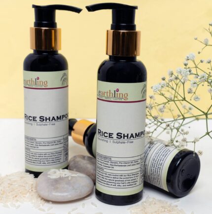 Earthling Rice Shampoo for Hair Growth. Earthling SKin Care